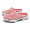 thumbnail image 1 of HEWUQI Orthopedic Shoes for Women Wide Width Breathable Lightweight Orthopedic Slip on Slides Non Slip Low Arch Support Shoes Walking Sneakers a-Pink Size 5.5, 1 of 6