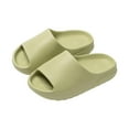 thumbnail image 1 of HEWUQI Toddler Platform Slides Slippers Unisex Child Boys Girls Solid Color Sandals Compfortable Shower Beach Garden Shoes Green Size 13 Little Kid, 1 of 5