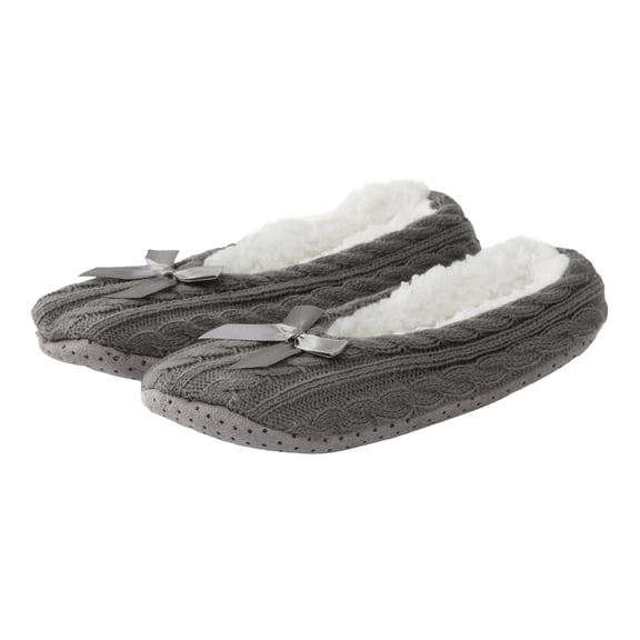 HEWUQI Women's Soft Memory Foam House Shoes Lightweight Cozy Loafer Comfortable Warm Lining Wide Widths Elegant Slippers Gray Size 8