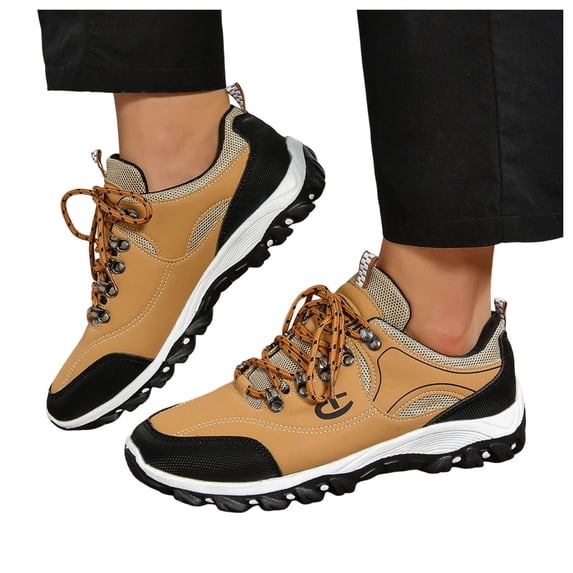 HEWUQI Womens Man Barefoot Shoes Lightweight Walking Running Sneakers Casual Hiking Tennis Footwear Sports Athletic Breathable Footwear Brown Size 7