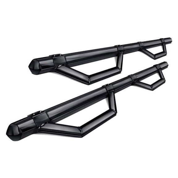 HEX Series Cab Length Silver Powder Coat Side Steps