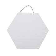 Hello Hobby Hexagon White Canvas Board for All Ages - Art Board & Canvas