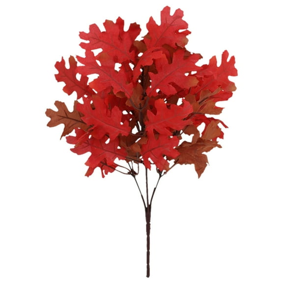 HEXBOOYOO 2025 New Arrival 1Pc Fake Fall Leaf Stem, Artificial Maple Leaves Branch for Home Kitchen Farmhouse Vase Thanksgiving Table Centerpieces Party Decor