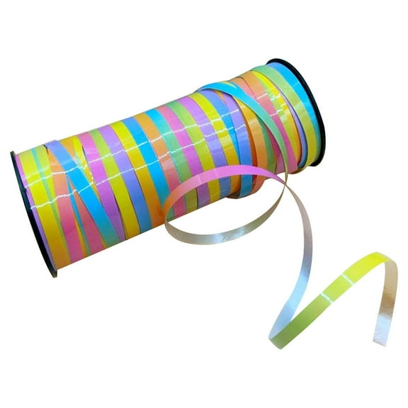 HEXBOOYOO 2025 New Arrival Metallic Curling Ribbon - Shiny Gift Wrap,Crimped Curling Ribbon, Balloon Ribbon,for Crafts, Christmas, Birthday, Wedding Decoration, Metallic Wrapping Ribbon