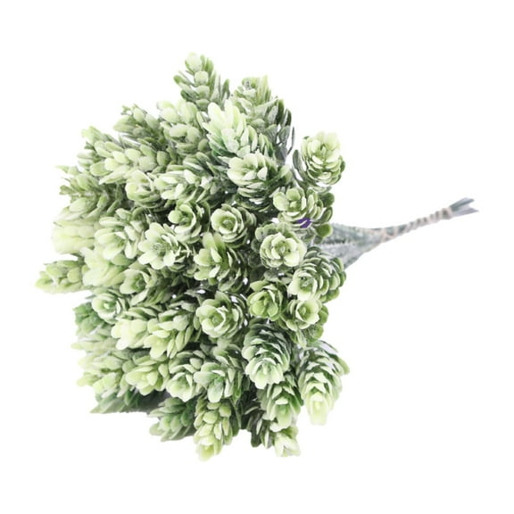 HEXBOOYOO Faux Flowers Artificial Pineapple Plastic Green Leaves Flowers DIY Flower Arrangements Wedding Decoration Plant - 2025 New Arrival🔥