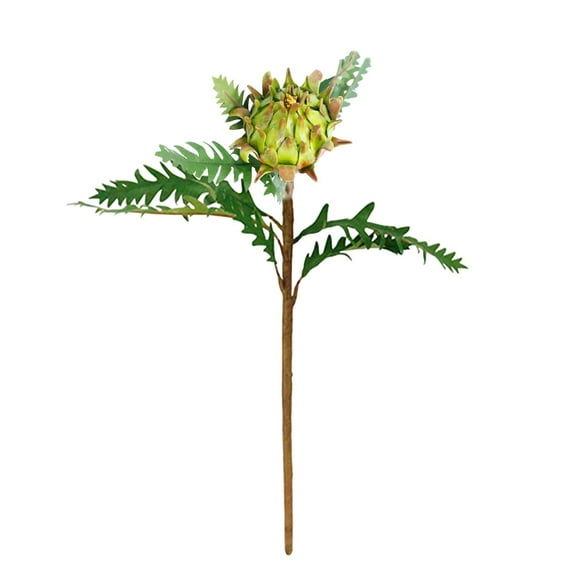 HEXBOOYOO Faux Flowers Artificial Thistle Flower Bouquet Artificial Spray Eryngiums Plants Rustic Thistle Simulation Sea Holly for Wedding Home Decoration - 2025 New Arrival🔥