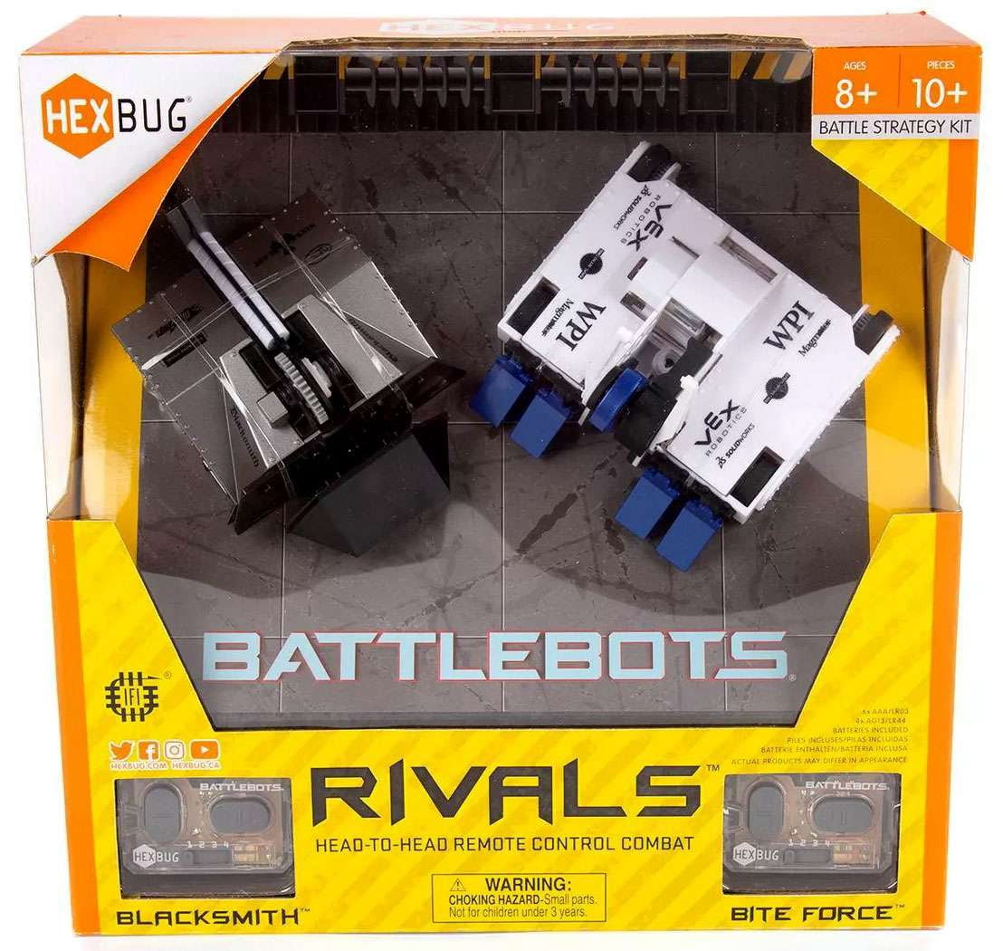 HEXBUG BattleBots Rivals 4.0 - Blacksmith & Biteforce - Remote
