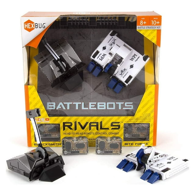 HEXBUG BattleBots Rivals 4.0 - Blacksmith & Biteforce - Remote Control ...