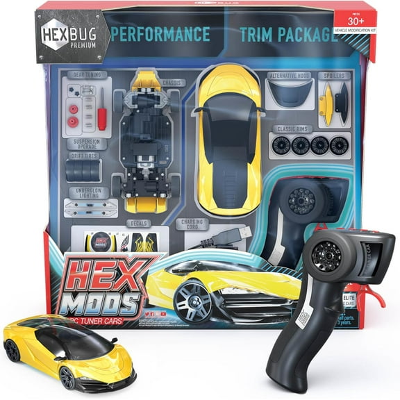 HEXBUG HEXMODS Pro Series Elite, Rechargeable Remote Control Car, Buildable Scale Model for Kids & Adults, STEM Toys for Kids Ages 14 & Up