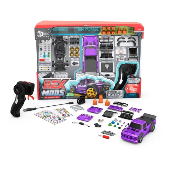 HEXBUG HEXMODS Pro Series Elite Stunt Circuit RC Car Rechargeable Model Kit