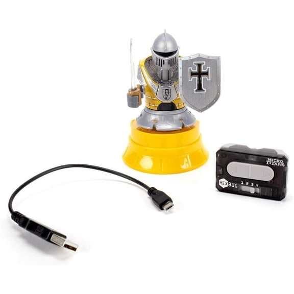 HEXBUG MICRO TITANS KNIGHT YELLOW - BRAND NEW