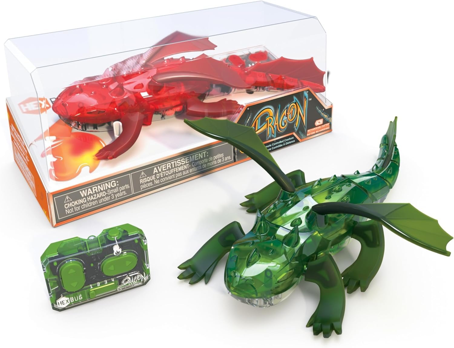 HEXBUG Remote Control Dragon Toy for Daycare STEM Activities