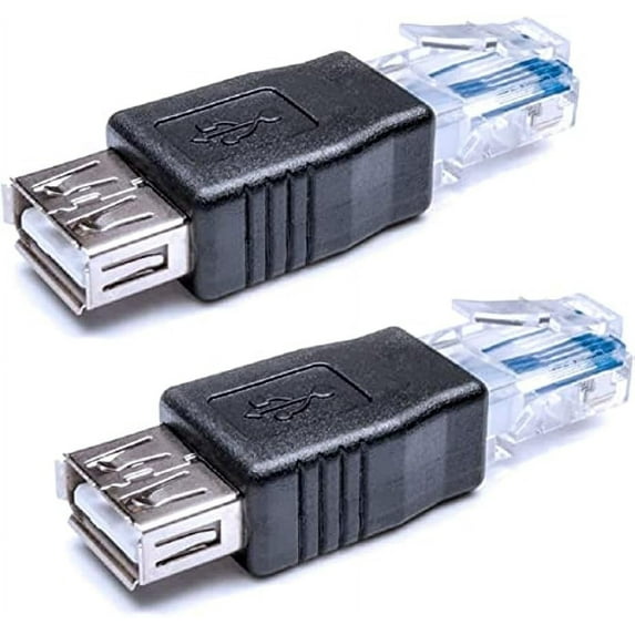 HEXINGMC 3LV-20 USB to Ethernet Adapter, 2 Pack