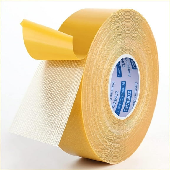 HEXINGMC Double-Sided Residue Free Mounting Tapes with Extremely Sticky Glue, PE, Clear