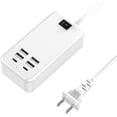 thumbnail image 1 of ZGDong USB C Charger Station, 6 Ports USB Charging Station, Multi USB Charging Station Compatible with iPhone/Samsung/Tablet and Other Multiple Devices, Power Strip with ON/Off Switch, 1 of 8