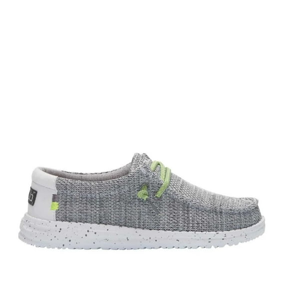 HEY DUDE Unisex Child Big Kid 2 130130705 Sox Stone White