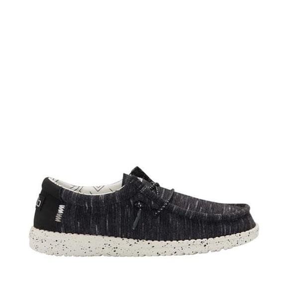 HEY DUDE Wally Boys/Child shoe size Kid 9.5 Casual 130134891 Stretch Black