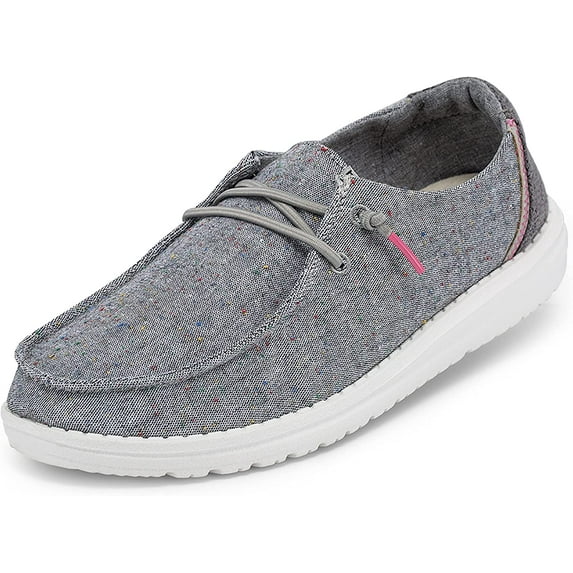 HEY DUDE Wendy Women Adult 8 121414789 Confetti Black