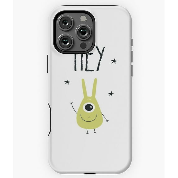 HEY Minimalist Greeting Text M10070 Phone case for iPhone 11 to 16 Pro