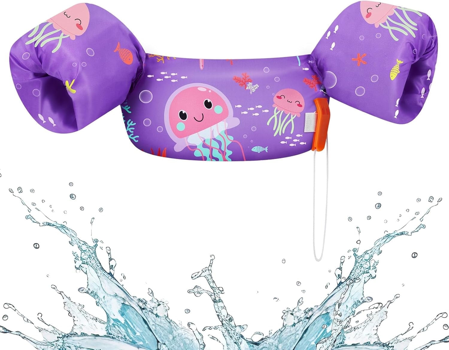 HeySplash Swim Vest for Kids, Arm Floaties, 20-70 lbs, Adjustable Strap ...
