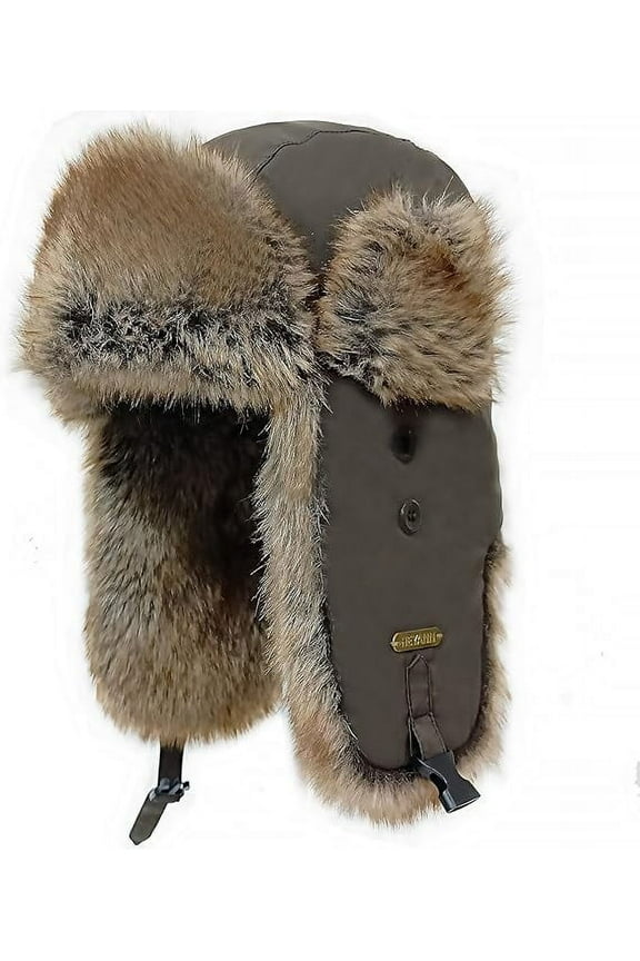 Winter Trapper Hat Faux Fur Hat Russian Ushanka Waterproof