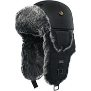 HEYANN Winter Trapper Hat,Wool Faux Fur Aviator Ski Trapper Trooper Pilot Snow Eskimo Hat with Ear Flaps for Men & Women