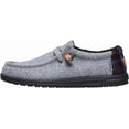 thumbnail image 1 of HEYDUDE Cozy Plaid Smoke Grey/Multi for Men Size 8, 1 of 7