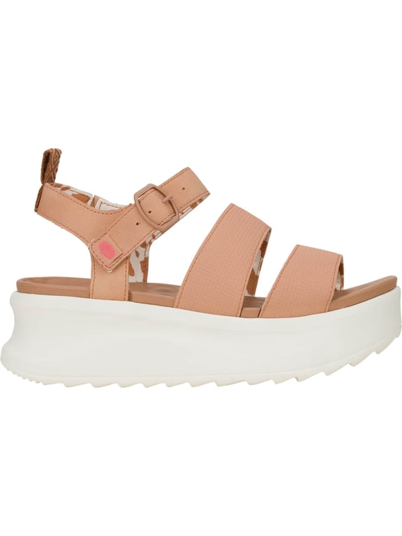 Women Delray Buckle Classic Ankle Strap Loafers Tan, 8