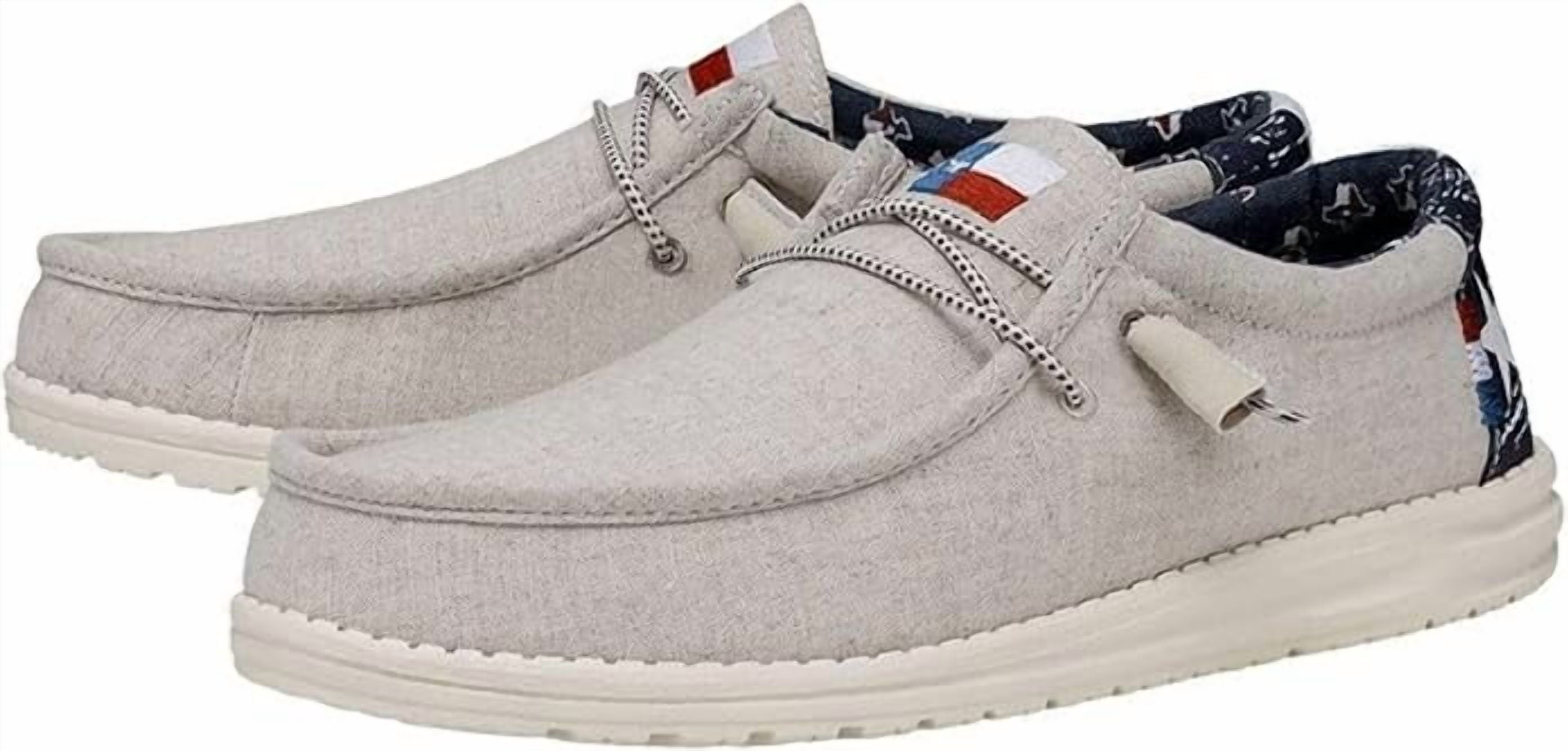 Hey Dude Wally Cozy Plaid‎ Sherpa Lined Smoke Grey Shoes Sneakers - Men\'s 13 Hey Dude Men main image 2