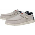 thumbnail image 1 of HEYDUDE HEYDYDE Wally Texas Canvas Off White Men's Size 9, 1 of 7