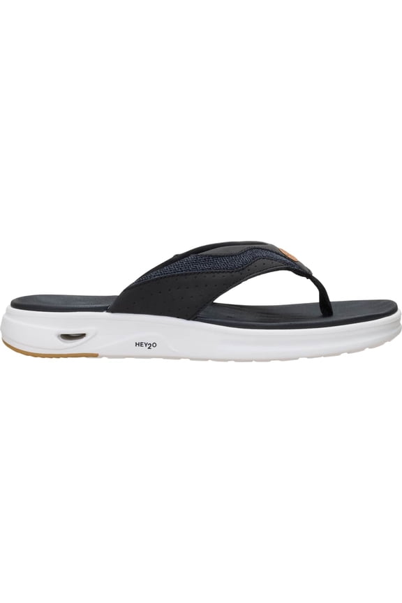 Hey2O Flip Flop Mesh , Black/White, 12