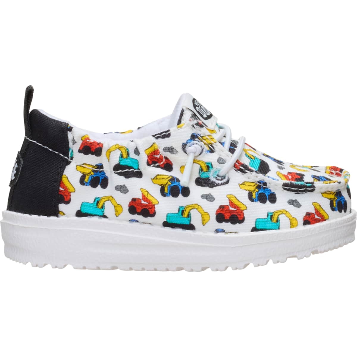 HEYDUDE LilDude Slip On Novelty Slip-On Loafers Ivory/Multi, 2