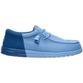 thumbnail image 1 of HEYDUDE Men Wally Funk Mesh Split , Faded Denim/Ensign Blue, 13, 1 of 6