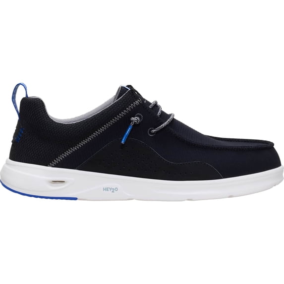 HEYDUDE Men Wally Hey2O Rib Stretch , Black/Blue, 7