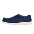 thumbnail image 1 of HEYDUDE Wally Stretch Canvas Slip-On Loafers Blue, 8, 1 of 6