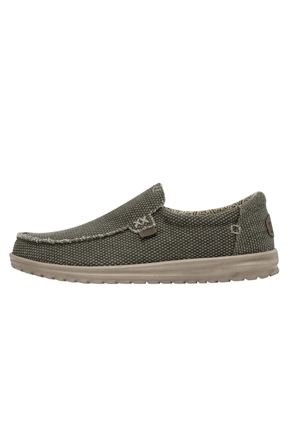 Men's Mikka Braided Army Size 11| Loafers | Men's Slip On Shoes