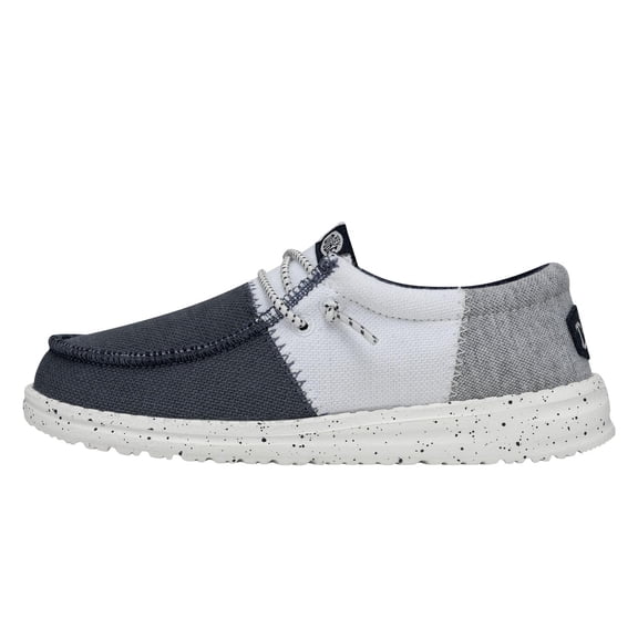 HEYDUDE Mens Wally Tri-Varsity (Toddler) Navy size 4