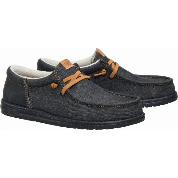 HEYDUDE Wally Funk Denim Black Men's Size 13