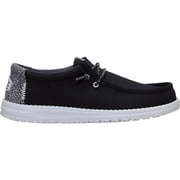 HEYDUDE Wally Heathered Knit Slip-On Loafers Black, 9