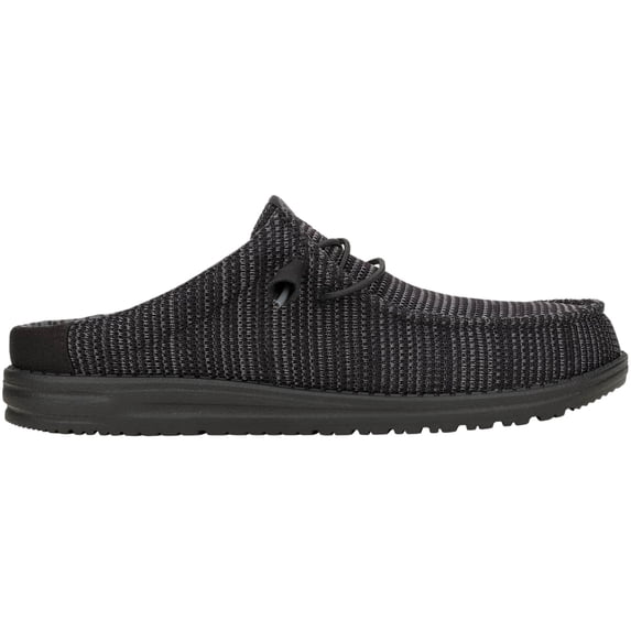HEYDUDE Wally Slip Stretch Sox , Black, 10