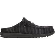HEYDUDE Wally Slip Stretch Sox Slip-On Mules Black, 11