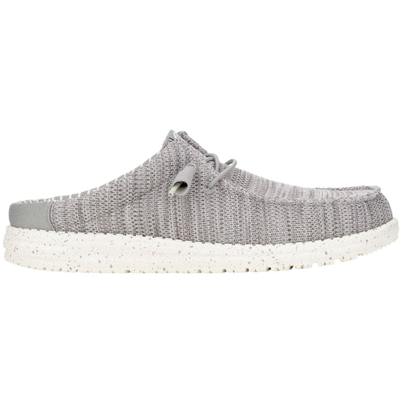 HEYDUDE Wally Slip Stretch Sox , Granite Grey, 10