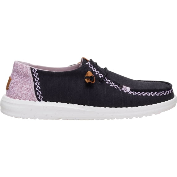 HEYDUDE Women Wendy Boho Butterfly , Black/Purple, 5