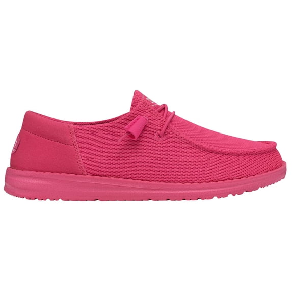 HEYDUDE Women Wendy Funk Mono Moccasins Electric Pink, 6