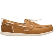 HEYDUDE Women Harbor Breeze Lo Classic Slip-On Boat Shoes Bone Brown, 9