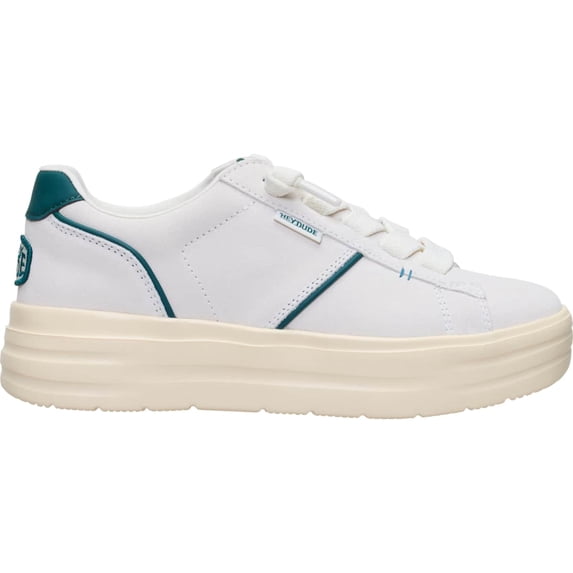 HEYDUDE Women Karina DBL Duo Suede , Egret/Multi, 12