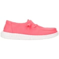 thumbnail image 1 of HEYDUDE Women Wendy Stretch Canvas Slip-On Loafers Fiery Coral, 8, 1 of 6