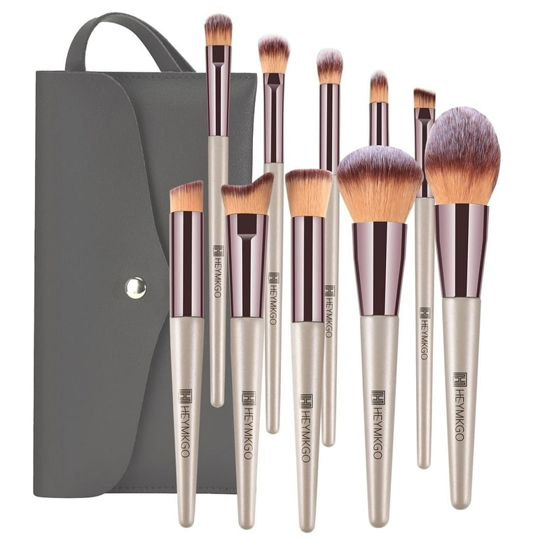 Champagne 10 Pcs Eye Makeup Brushes Set Champagne 10 Pcs Eye Makeup Brushes Set