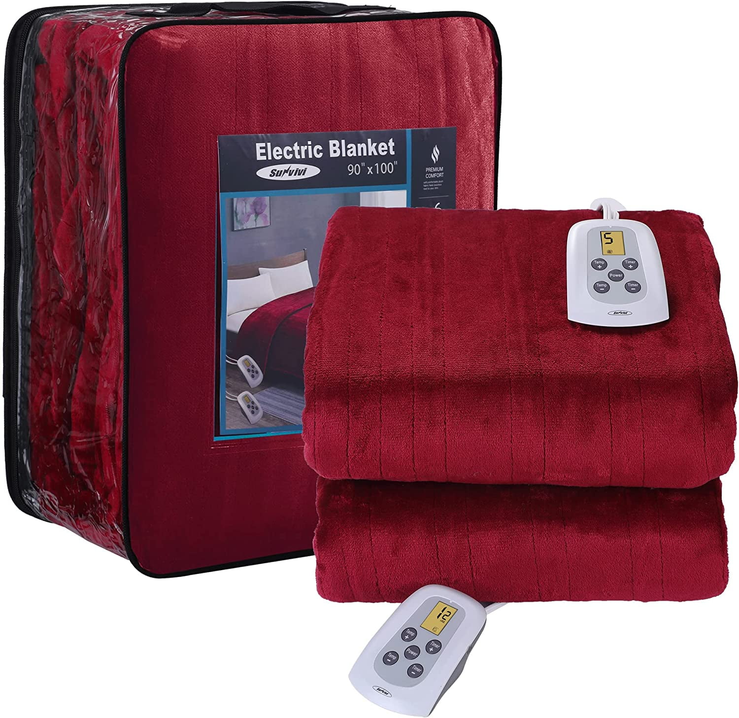 Buy homefront luxury fully fitted electric blanket with a deep