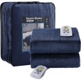 HEYNEMO Electric Blanket King Size with Dual Control Heated Blanket for